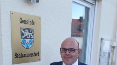 Bild: br
Den Weg in die Gemeindekanzlei in der Schulstraße wird Johannes Schmid als künftiger Bürgermeister von Schlammersdorf nun öfter gehen.