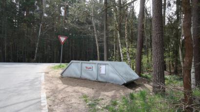 Bild: bjp
Die Grüngutcontainer in Trabitz sind für "Biomasseexporte" aus dem Nachbarlandkreis nicht zugelassen.