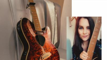 Bild: Laura Wiesgickl
Ran an die Gitarre - und weg mit der schlechten Laune. Das funktioniert bei Laura Wiesgickl immer.