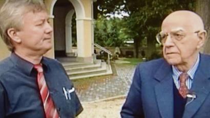 Bild: bö
Mit Paul Böhm ging Vittore Bocchetta (von links) 2005 in Schmidmühlen auf Spurensuche.