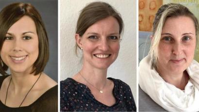 Bild: exb/privat
Die neuen Mitarbeiterinnen der Schwangerschaftsberatung in Weiden sind (von links) Madeleine Schnerch, Christine Schobert und Diana Gawlik.