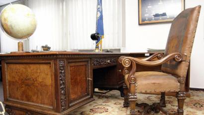 Bild: Alexander Unger
General George S. Patton Schreibtisch in der NCO Acadamy in Grafenwöhr.