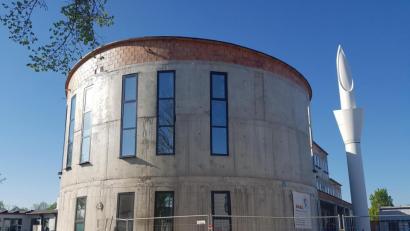Bild: gib
Der Bau der neuen Moschee in Regensburg verzögert sich wegen der Coronakrise.
