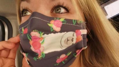 Bild: Anja Gärtner
Kreativität in der Coronakrise: Bunte und kreative Mund-Nasen-Masken unserer Leser.