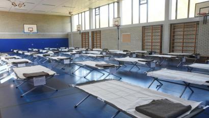 Bild: Gabi Schönberger
Die Betten im Behelfskrankenhaus im Kepler-Gymnasium wurden am Freitag wieder abgebaut.