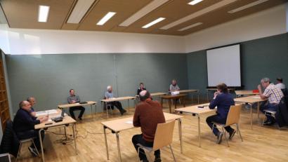 Bild: akp
Zur letzten Sitzung in der ablaufenden Amtsperiode trat der Gemeinderat in der Turnhalle im "Haus der Vereine" zusammen.