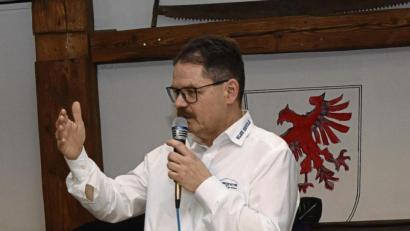 Bild: gb
Franz Vodermeier, Geschäftsführer bei den Blue Devils, muss wegen der Coronakrise auch seine Planungen anpassen. 	Bild: Gebert