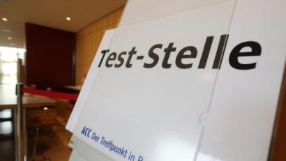 Bild: Wolfgang Steinbacher
Das ACC ist jetzt offiziell ein Corona-Testzentrum.