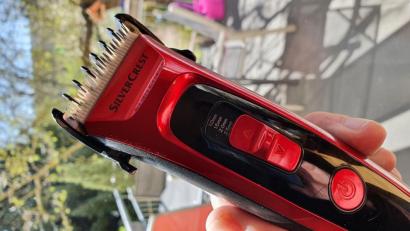 Bild: blm
Das Corpus delicti: der Haarschneider für die Selbstanwendung.