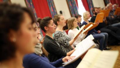 Bild: Fredrik von Erichsen
Chorproben bleiben bis auf weiteres verboten - mit und ohne Maske.