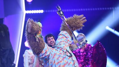 Bild: Willi Weber/ProSieben/dpa
Sieger bei „The Masked Singer“: Schauspieler Tom Beck.