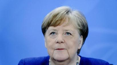 Bild: Kay Nietfeld
Bundeskanzlerin Angela Merkel (CDU), gibt nach der Videokonferenz mit den Ministerpräsidenten der Bundesländer eine Pressekonferenz. Foto: Kay Nietfeld/dpa Pool/dpa/Archivbild