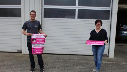 Bild: sne
Daniel Pinzer und Verena Schuller haben eine Idee, wie sie Bürger und Geschäftsleute zu Corona-Zeiten unterstützen können.