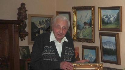 Archivbild: gz
Der begnadete Hobbymaler Siegmund Witzlau ist mit 95 Jahren verstorben.