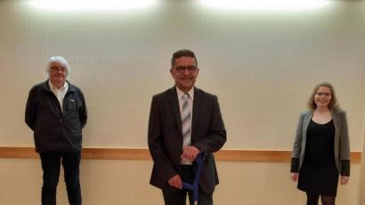 Bild: gis
Franz Scharl (links) und Kathrin Seltmann (rechts) sind die beiden Stellvertreter von Rathauschef Franz Tauber (Mitte).