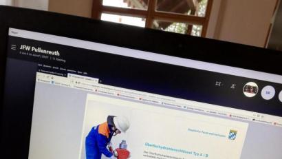 Bild: Feuerwehr Pullenreuth/exb
Die Feuerwehr Pullenreuth schult ihre Jugend neuerdings online.