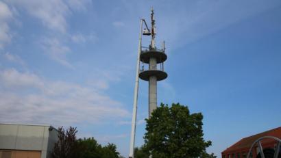 Bild: sne
Der Funkmast an der Alten Amberger Straße wird modernisiert und musste abgeschaltet werden.