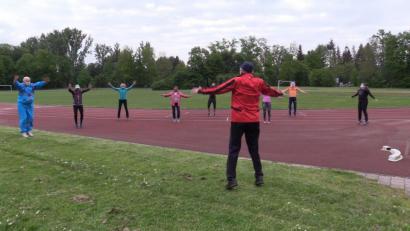 Bild: eku
Sportabzeichen-Training beim TB.