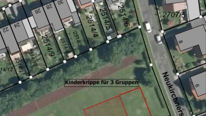 Bild: exb/Stadt Waldershof
So sah die Entwurfsplanung für die Container-Krippe auf dem Schulgelände aus. Damit war Schulleiterin Petra Andritzky aber ganz und gar nicht einverstanden. Die Pläne sind nun vom Tisch.