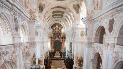 Bild: hmr
Der Gottesdienst am Hochfest Christi Himmelfahrt um 10 Uhr in der Basilika Waldsassen wird live auf ARD übertragen.