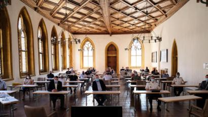 Bild: Susanne Schwab/Stadt Amberg
Vatertag in Zeiten von Corona: Besprechung von Stadt und Polizei mit den Amberger Wirten.