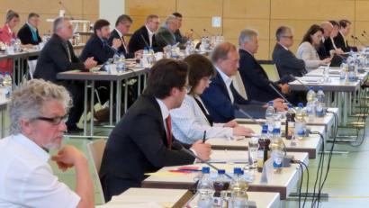 Bild: Gerhard Götz
Die Beratungen bei der ersten Sitzung des Schwandorfer Kreistags dauerten am Montag vier Stunden. Dabei wurde durchaus kontrovers diskutiert.