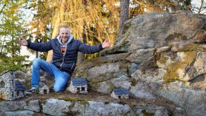 Bild: wro
Michael Höcht (Bild) hat noch einige Ideen. Er möchte sie umsetzen, um den Steinwald zu bereichern.