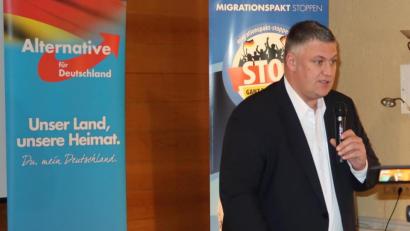 Bild: Würth, Wolfgang
Der AfD-Politiker Roland Magerl befürwortet die mögliche Abwahl der Fraktionsvorsitzenden Katrin Ebner-Steiner nicht.