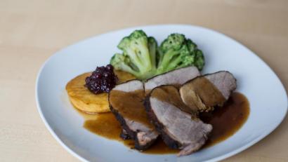 Bild: Lukas Meister
Ein Wildschweinbraten muss nicht nur ein Festtagsgericht sein.