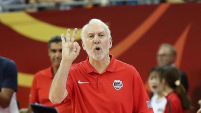 Bild: Ding Ting
Der NBA-Coach Gregg Popovich geht US-Präsident Trump scharf an. Foto: Ding Ting/XinHua/dpa