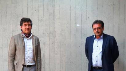 Bild: weu
Bürgermeister Gerald Reiter (Stadlern, links) ist der neue Vorsitzende der Verwaltungsgemeinschaft Schönsee und wird gemeinsam mit seinem Stellvertreter, Bürgermeister Manfred Dirscherl (Weiding), die Geschicke lenken.