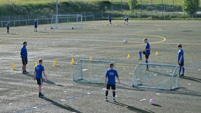 Bild: ref
In Gruppen mit Abstand.