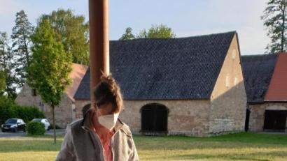 Bild: jzk
Recht zufrieden war Susanne Vonhoff mit den "Urban Sketching"-Zeichnungen der Teilnehmer.