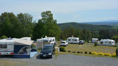 Bild: jr
Die ersten Camper sind in Großbüchlberg schon da. Sie kamen kurz nach der Eröffnung Ende Mai.