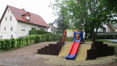 Bild: exb
Der Kinderspielplatz in Pullenreuth wurde umgestaltet.