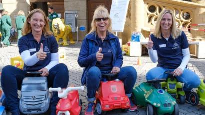 Bild: Günter Scharl, Stadt Amberg/exb
Um die Belange von Familien und Schwangeren kümmern sich (von links) Marion Donner-Schafbauer, Carola Hummel und Katrin Wasner auch in der Coronakrise.
