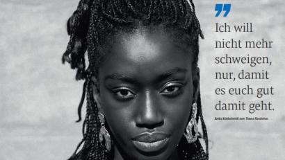 Bild: s.e.l.o.e (Selin Imrak); Grafik: Christian Gold
Amba Kohlschmidt ist Oberpfälzerin. Im Gespräch erzählt die 21-Jährige, wie sehr sie von Rassismus betroffen ist - und was sich ändern muss.