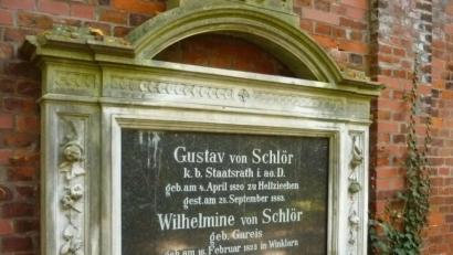 Bild: rha
Im Alten Nordfriedhof in München liegt Gustav von Schlör neben seiner Gattin Wilhelmine und seiner Tochter Ernestine begraben.