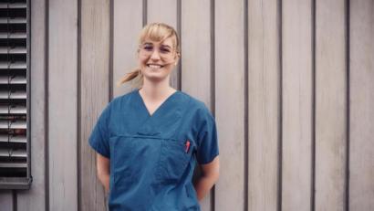 Bild: Michael Golinski
Franziska Pfab ist fachkrankenschwester für Anästhesie und Intensivmedizin.