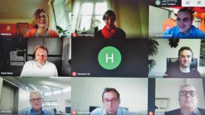 Bild: Bühner
Mit einem Online-Meeting hält der Wirtschaftsclub Nordoberpfalz den Kontakt zu den Mitgliedern aufrecht.