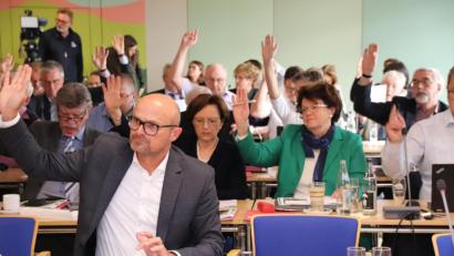 Bild: Thomas Dobler
Nahezu einstimmig wurde der Haushaltsentwurf 2019 vom Kreistag verabschiedet.