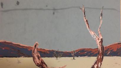 Bild: exb
Bei der Ausstellung in der Stadtgalerie wird unter anderem das Werk "Eden am Tag danach" zu sehen sein.