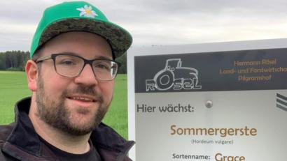 Bild: exb/Rösel
Leonhard Rösel wartet jetzt auf den Besuch der Jury auf seinem Hof.