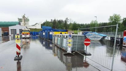 Bild: Ingolf Just, Stadt Amberg/exb
Der Wertstoffhof im Industriegebiet Nord ist wieder offen. Gleiches gilt für den Standort in Gailoh.