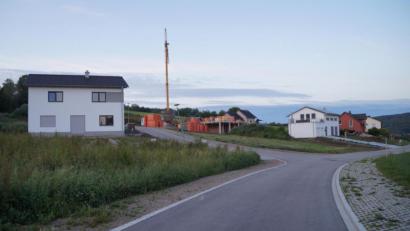Bild: weu
Eine Erfolgsgeschichte: Im Baugebiet Horneckfeld ist nur noch ein Bauplatz frei.