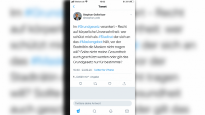 Bild: za
Im Tweet macht CSU-Kreisvorsitzender Stephan Gollwitzer seinem Ärger Luft.