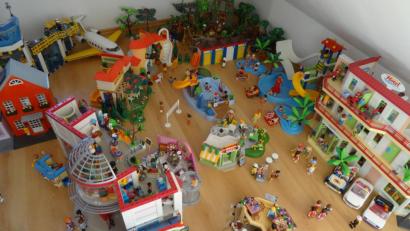 Bild: hka
Auf dem Dachboden hat Patrizia Zimmermann ihre Playmobil-Welten aufgebaut.