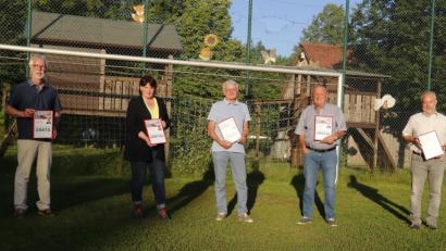 Bild: mfh
Die ausscheidenden Mitglieder der SPD-Stadtratsfraktion (von links): Thomas Steiner, Andrea Haller-Trepesch, Peter Lehner, Hermann Völlger und Hermann Deichler.