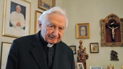 Bild: Armin Weigel
Georg Ratzinger, der Bruder des emeritierten Papstes Benedikt XVI., ist in Regensburg im Alter von 96 Jahren gestorben.