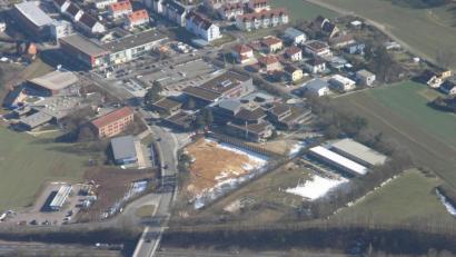 Bild: Georgi
Das Gelände an der Fuggerstraße aus der Luft.